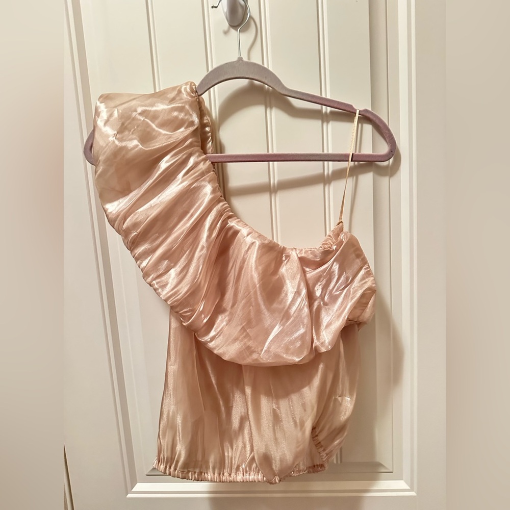 Free People Shimmering Off the Shoulder Top